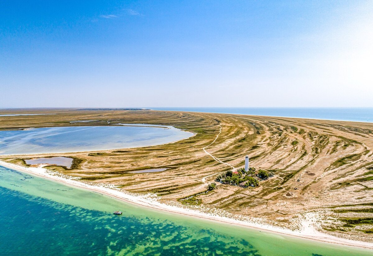 остров в азовском море