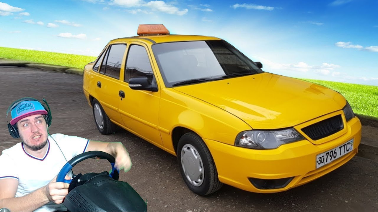 КУПИЛ НОВУЮ МАШИНУ ДЛЯ РАБОТЫ В ТАКСИ - CITY CAR DRIVING + РУЛЬ | Mechanic  | Дзен