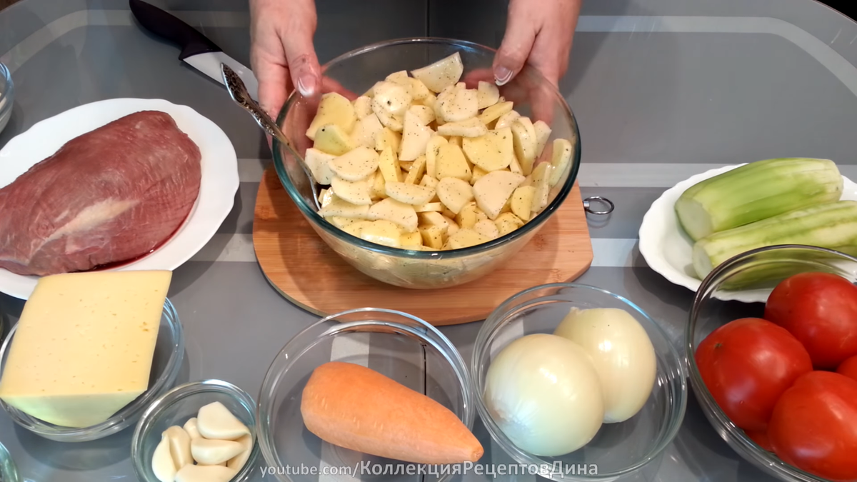 Как приготовить картошку с мясом в духовке