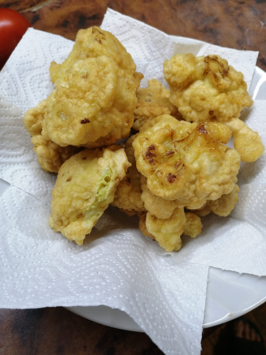 Цветная капуста в кляре. 