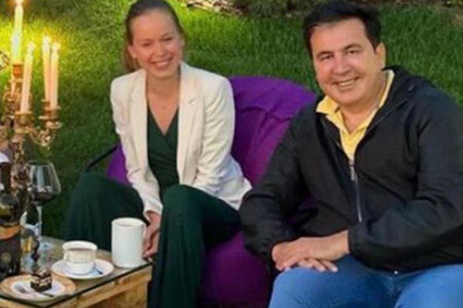 Михаил Саакашвили и Лиза Ясько