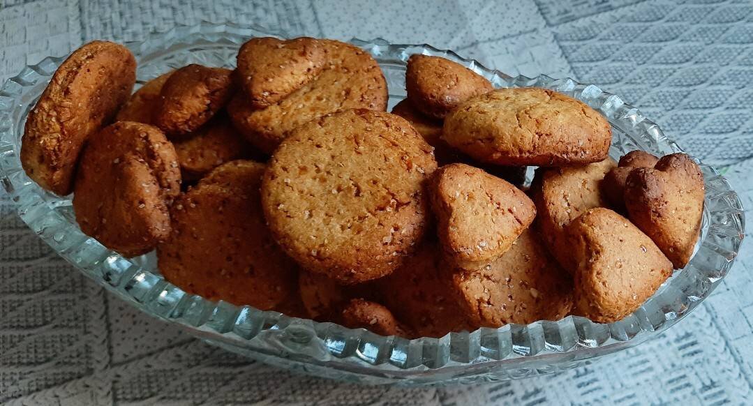 Печенье из ржаной муки без сахара