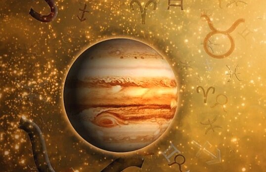 Широта Юпитера... 