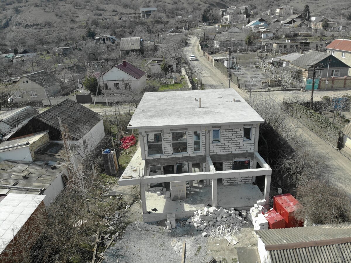 Построенный нашей компанией дом на г. Алушта. с. Приветное