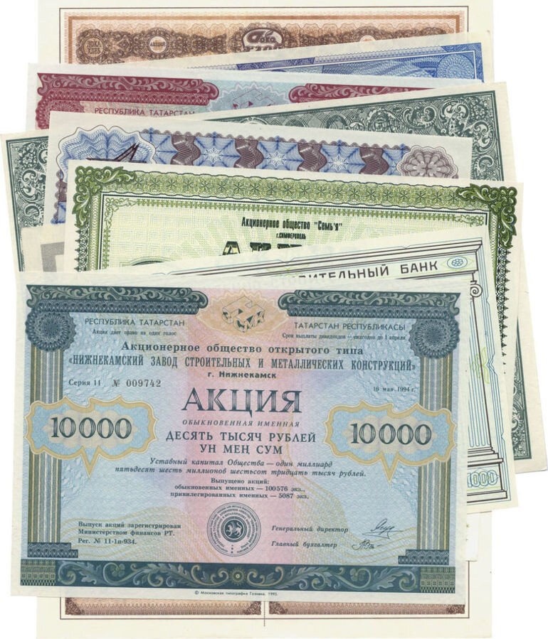 Акции компаний