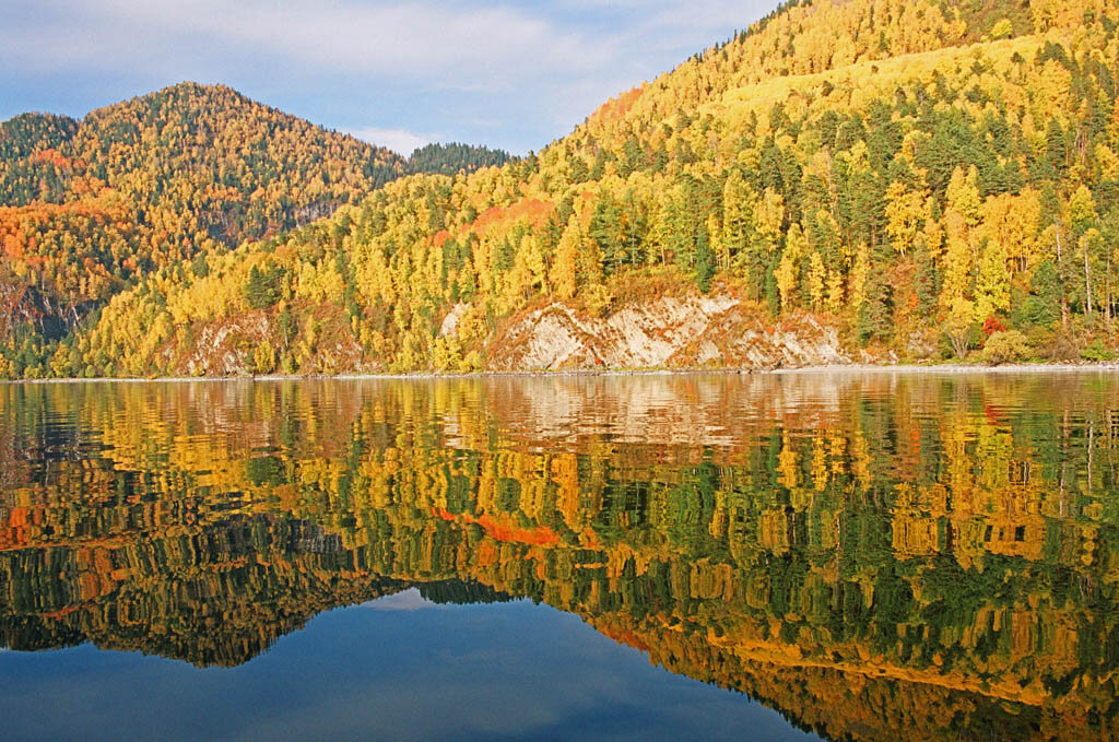 Золотая осень горный Алтай