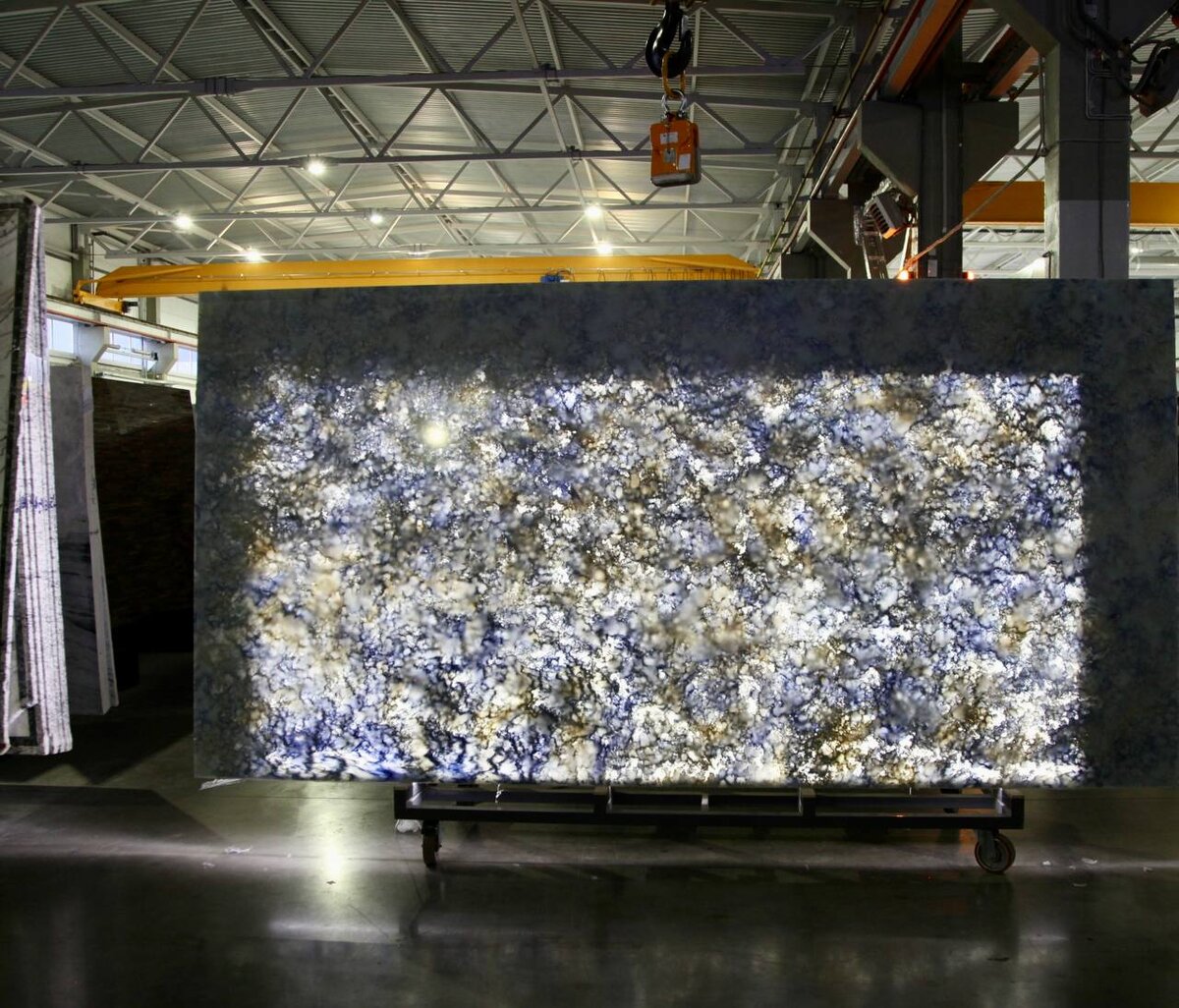 Кварцевый агломерат Azul Imperiale EQPM 025