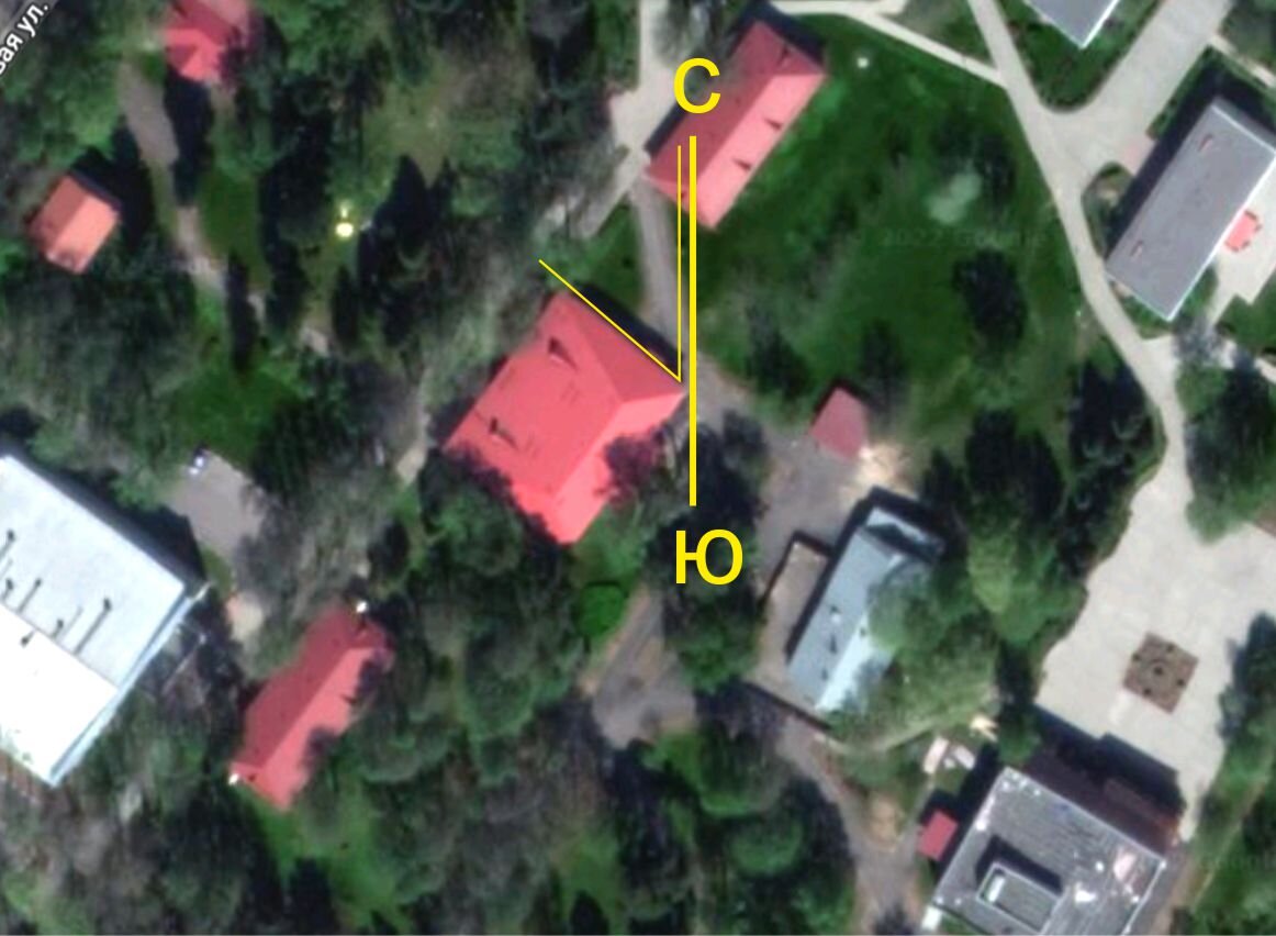 Пример неориентированного дома.