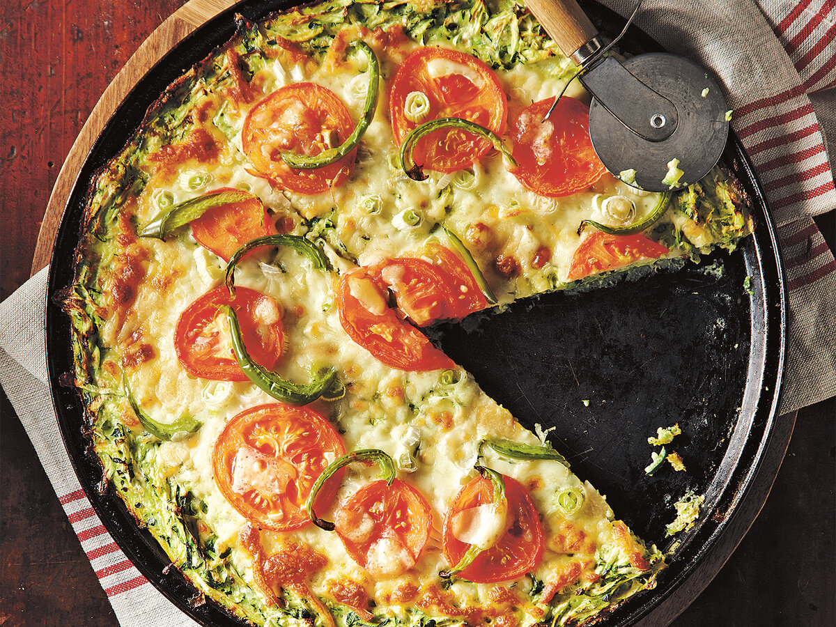 Кабачковая пицца — вдохновляет уже сама идея