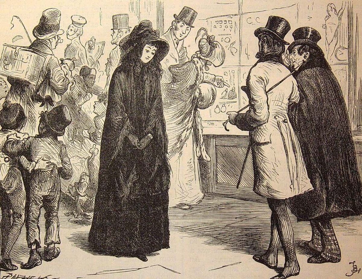 Именно так, и глазки в пол