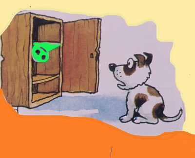 Дружок обнаружил Чудовищу.