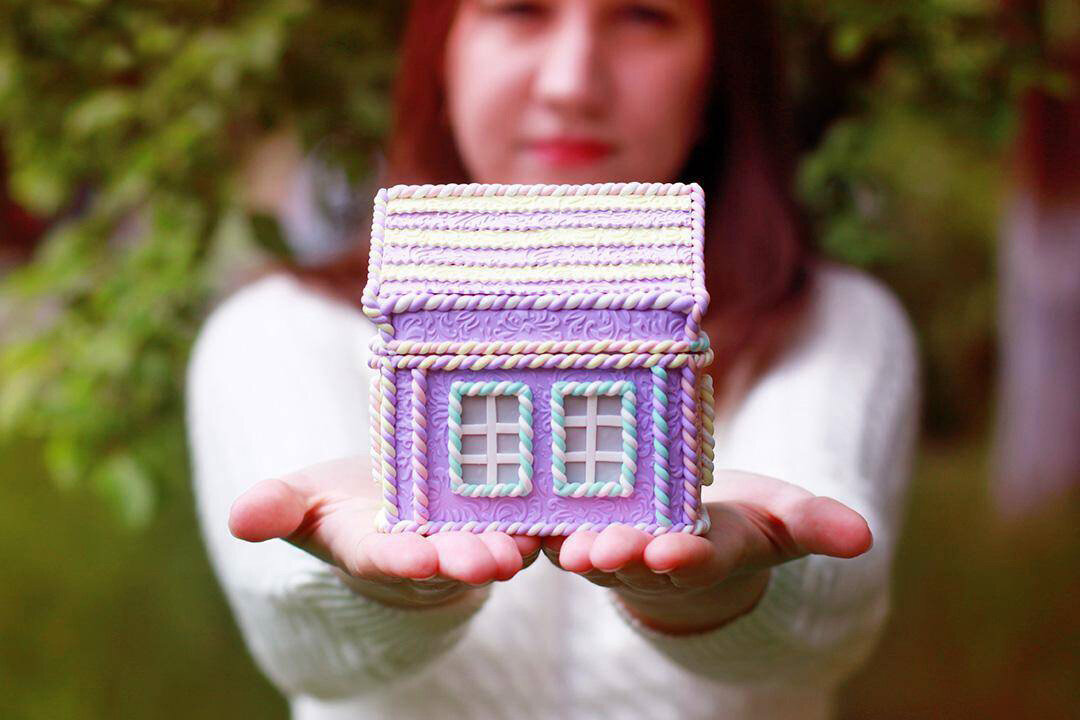 сказочный домик из полимерной глины | форум Babyblog