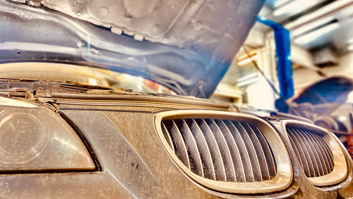 ТО заднего редуктора на бмв