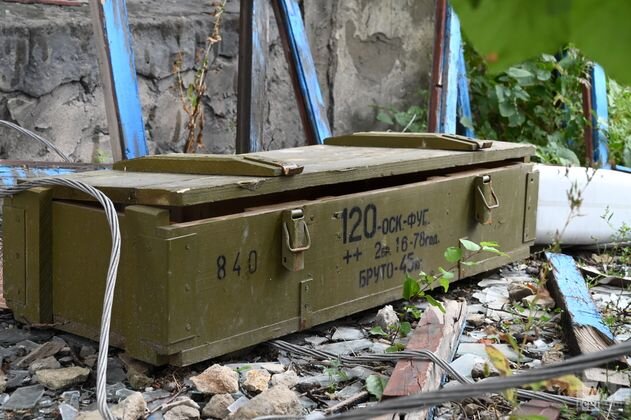    Ящик от снарядов 120 мм Александр Погожев © ИА REGNUM