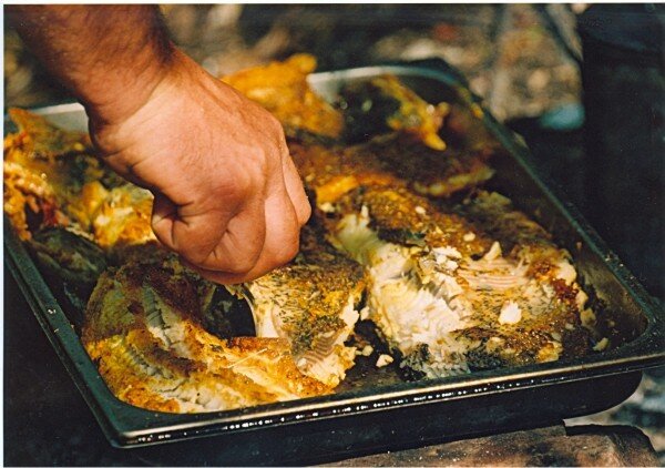 Рыба была редким гостем... Фото из личного архива героя этой статьи, любезно предоставленные мне для публикации.