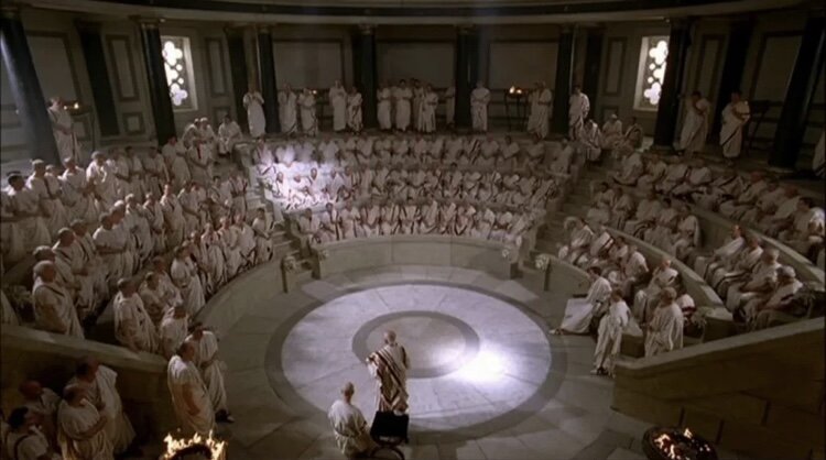 Собрание сенаторов. Источник-яндекс картинки.