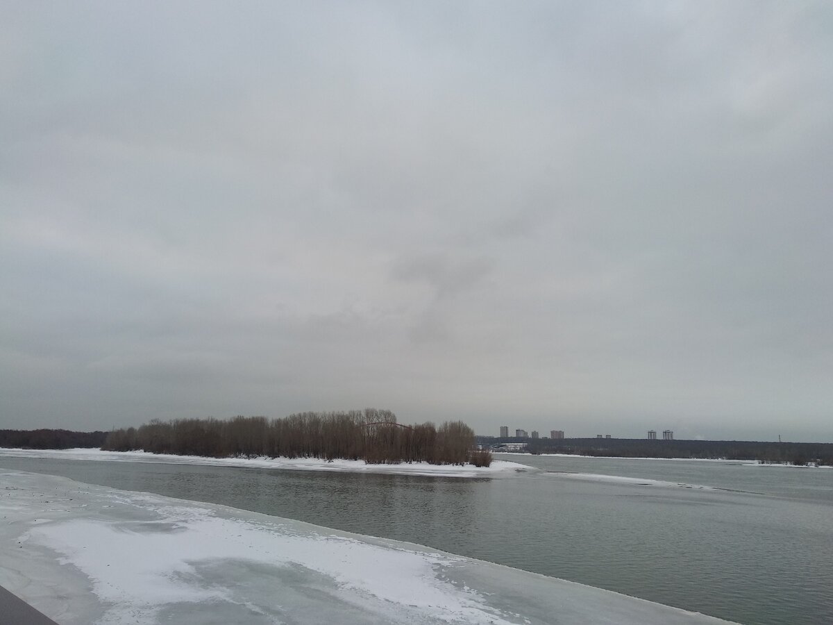 Река Обь в Новосибирске
