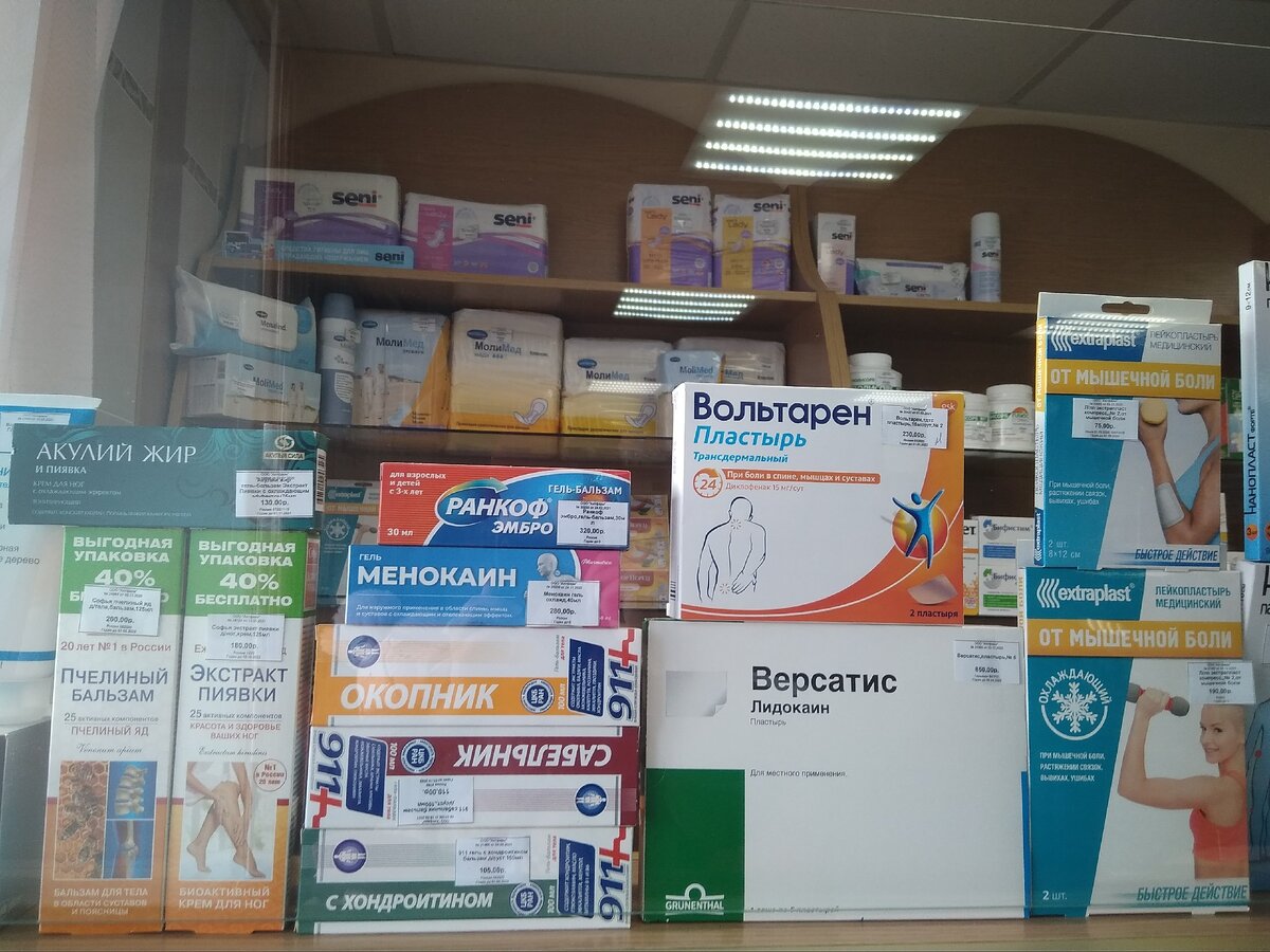 Средства от мышечной боли.