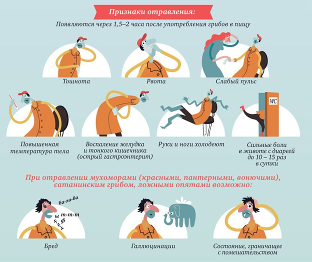 Первая помощь при пищевом отравлении.