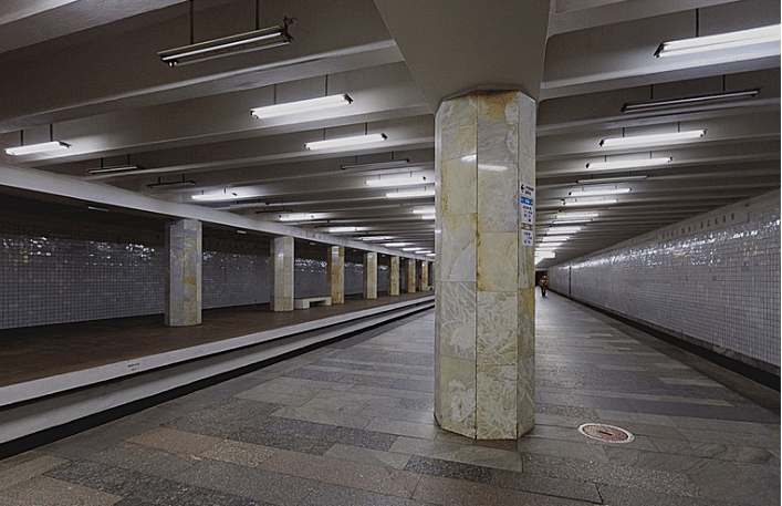 Станция метро Полежаевская Таганско-Краснопресненской линии. Источник: https://metro.fandom.com/ru/wiki/Полежаевская