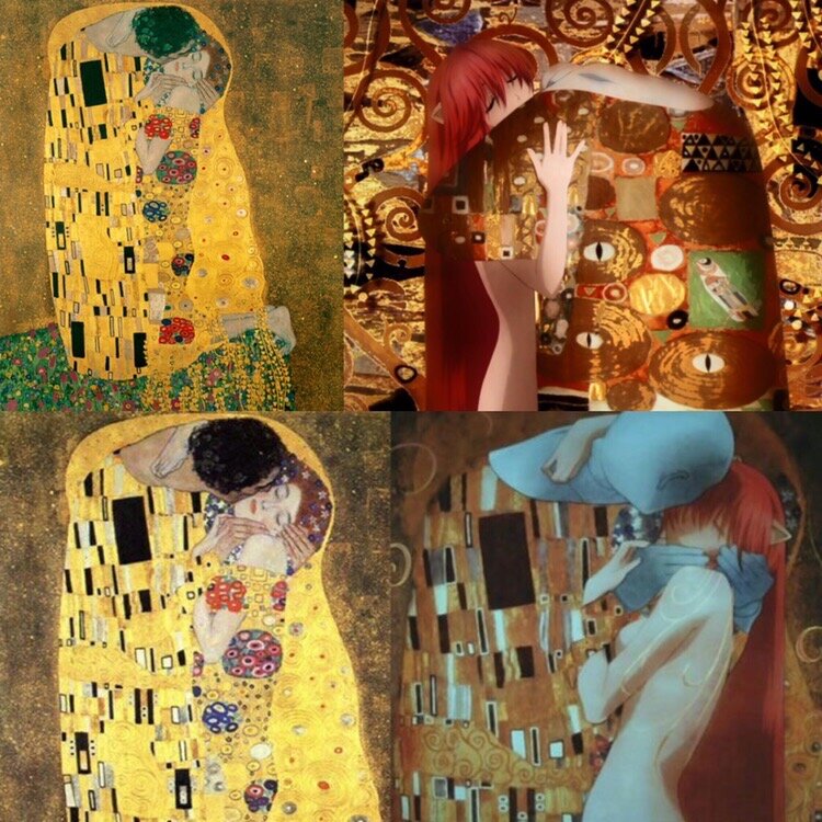 Сравнение с картинами Климта.