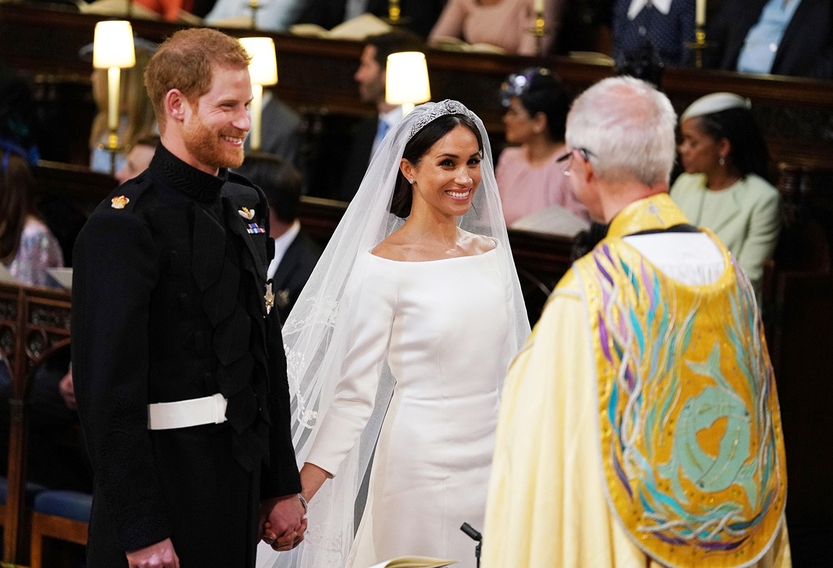 Источник фото: Gettyimages; Меган Маркл и принц Гарри, архиепископ Кентерберийский
