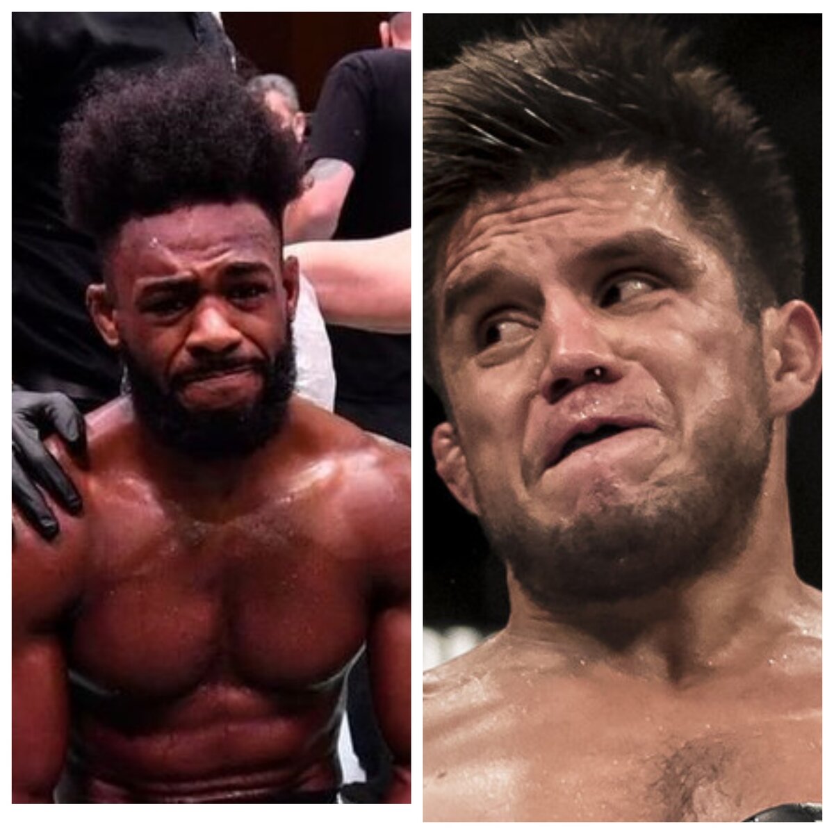 Думаю именно с такими выражениями лиц закончили перепалку оба спортсмена.