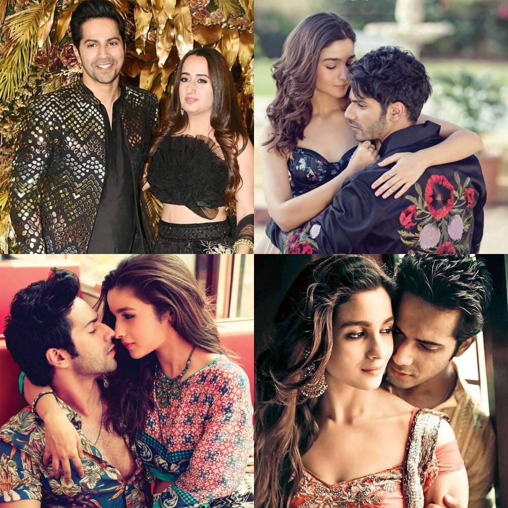 Источник: Pinterest Первое фото. Варун с супругой. Остальные с Алиёй Бхатт. 