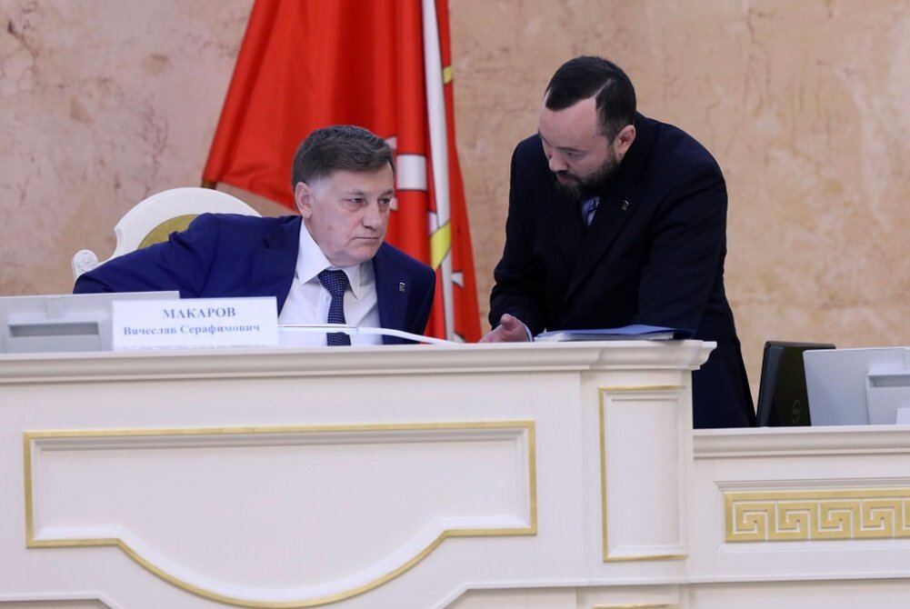 Андрей Анохин и Вячеслав Макаров (слева). Фото пресс-службы ЗС СПб