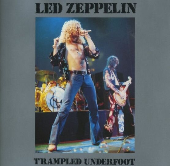 Led Zeppelin "Trampled Underfoot", лейбл The Swingin' Pig Records, 1990, made in Luxembourg