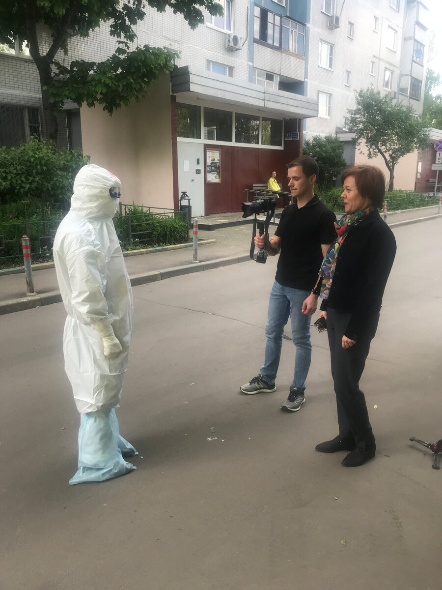 На съемках программы "Люди будущего"