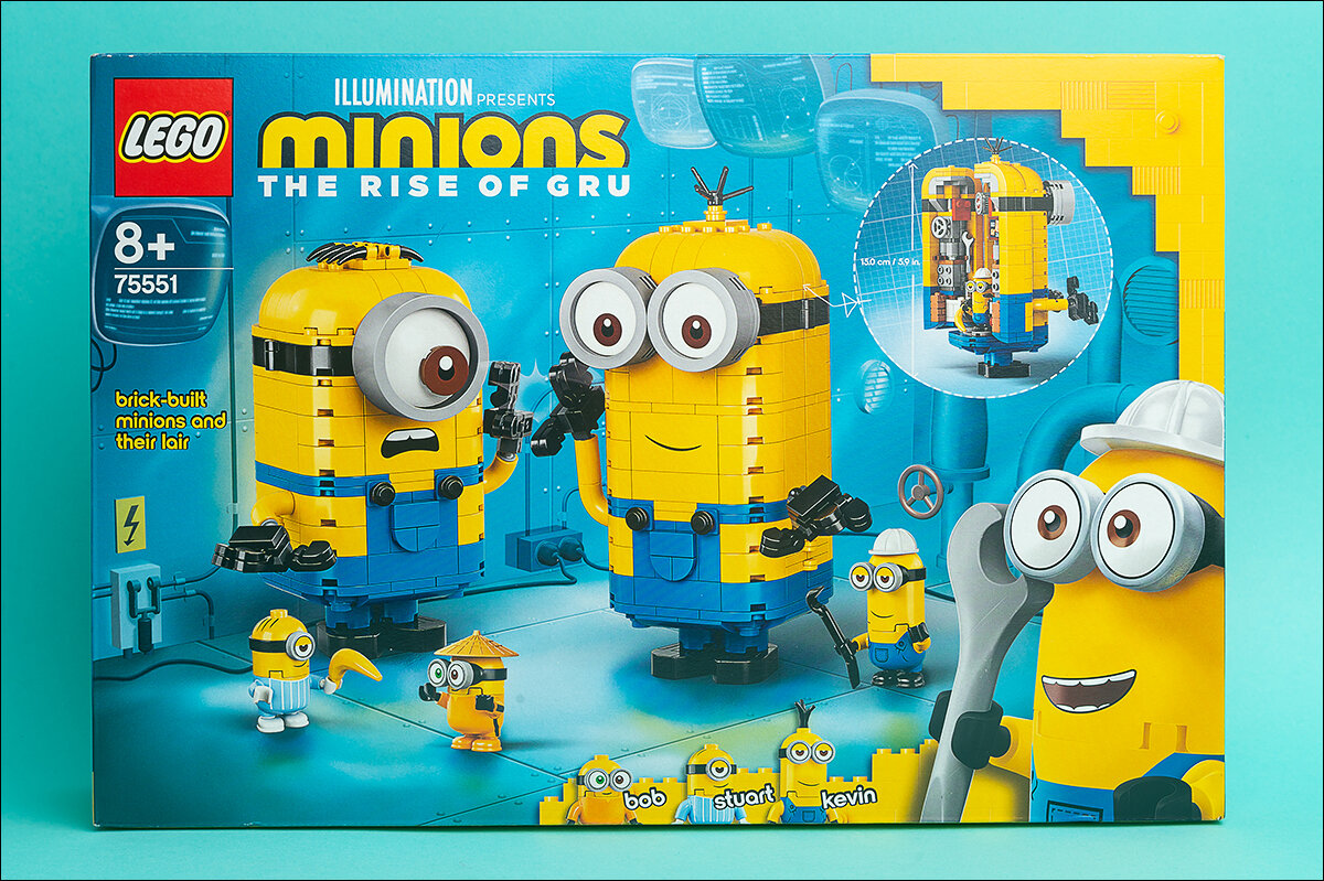 Как устроены миньоны? Фотообзор набора LEGO Minions 75551 Фигурки миньонов  и их дом | VerSen | Дзен