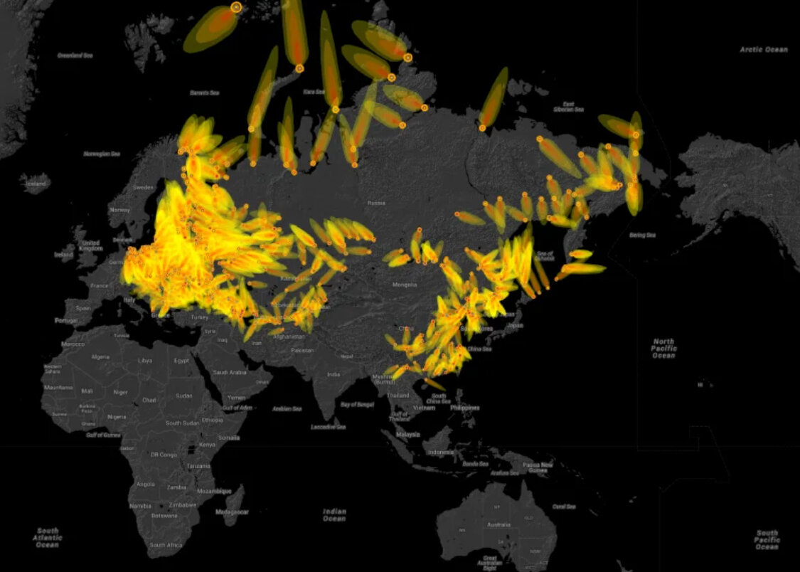 Какие города бомбят в россии. Карта ядерных ударов США по России. Карта США после ядерного удара. Карта целей ядерных ударов по территории РФ. Карта США Ударр ядерных ударов по России.