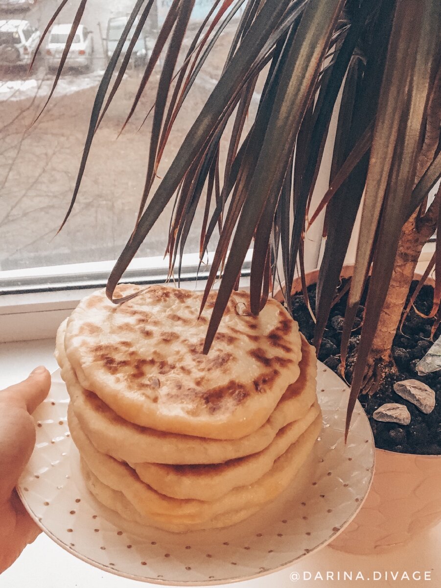 Лепёшки с сыром 