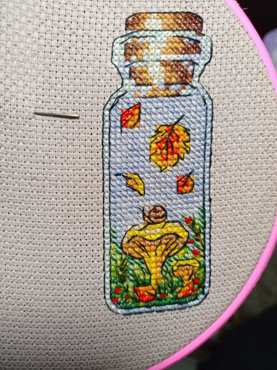 Самая первая схема из совместника. Тогда я еще наивно обрадовалась, что наконец-то приручила эти ФРРУЗЕЛКИ. Фото из личного архива