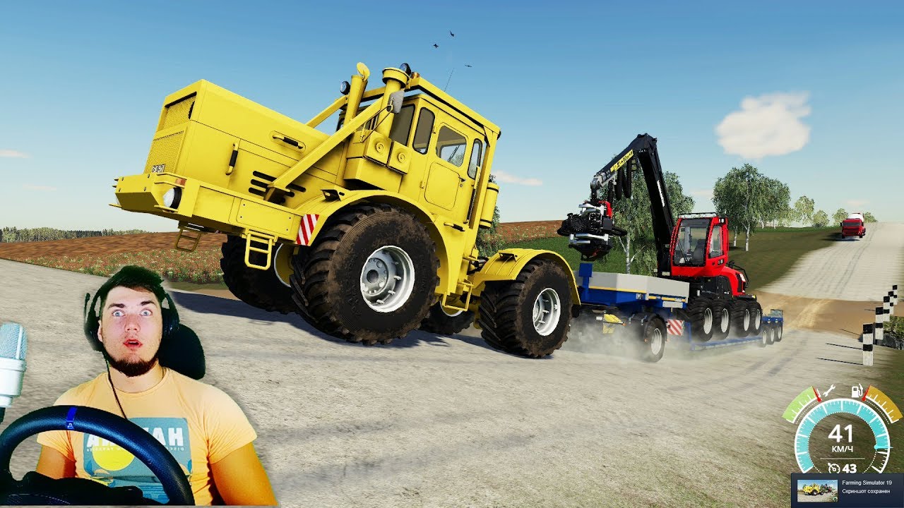 Сломалась Тяжелая Техника - Едем Чинить - Farming Simulator 19