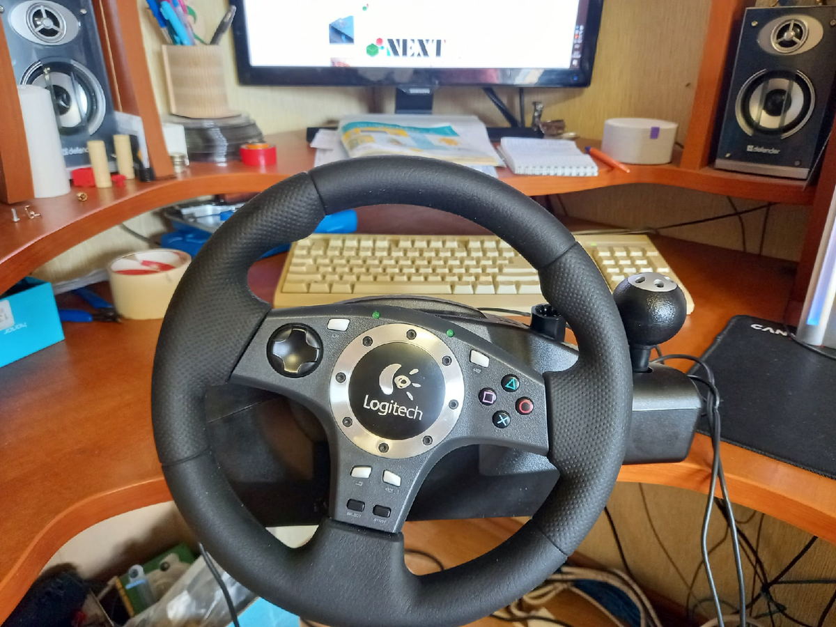 Logitech Driving Force Pro.