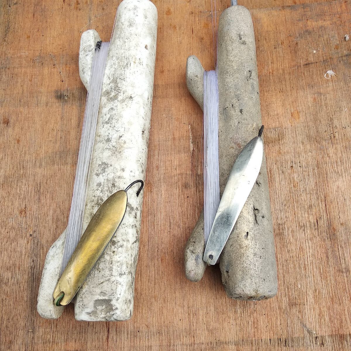 Мотыльки для блеснения. Фото автора.