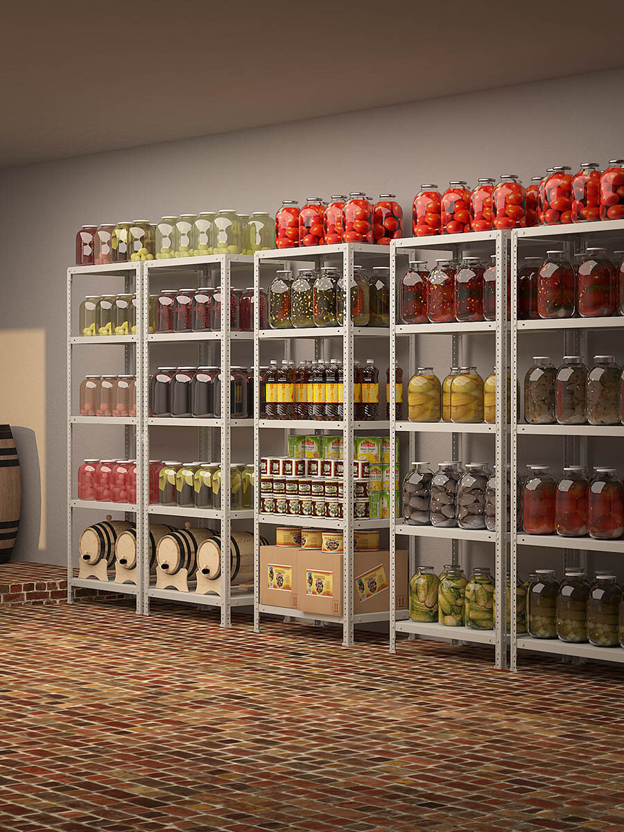 Металлические стеллажи СТФ производства "Металл-Завод"