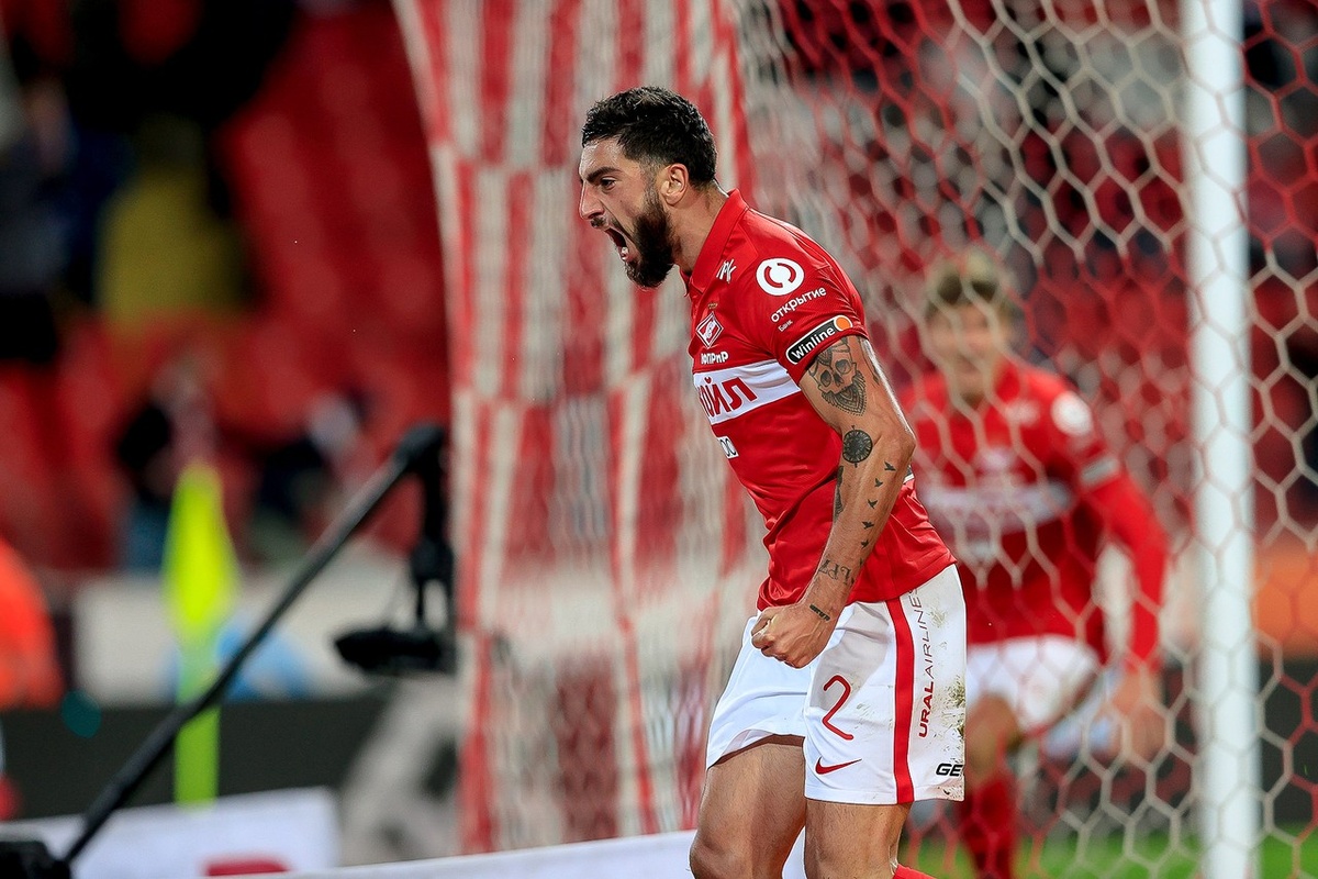 Самуэля Жиго будет очень не хватать в матче с Зенитом. Фото официального сайта ФК Спартак Москва.