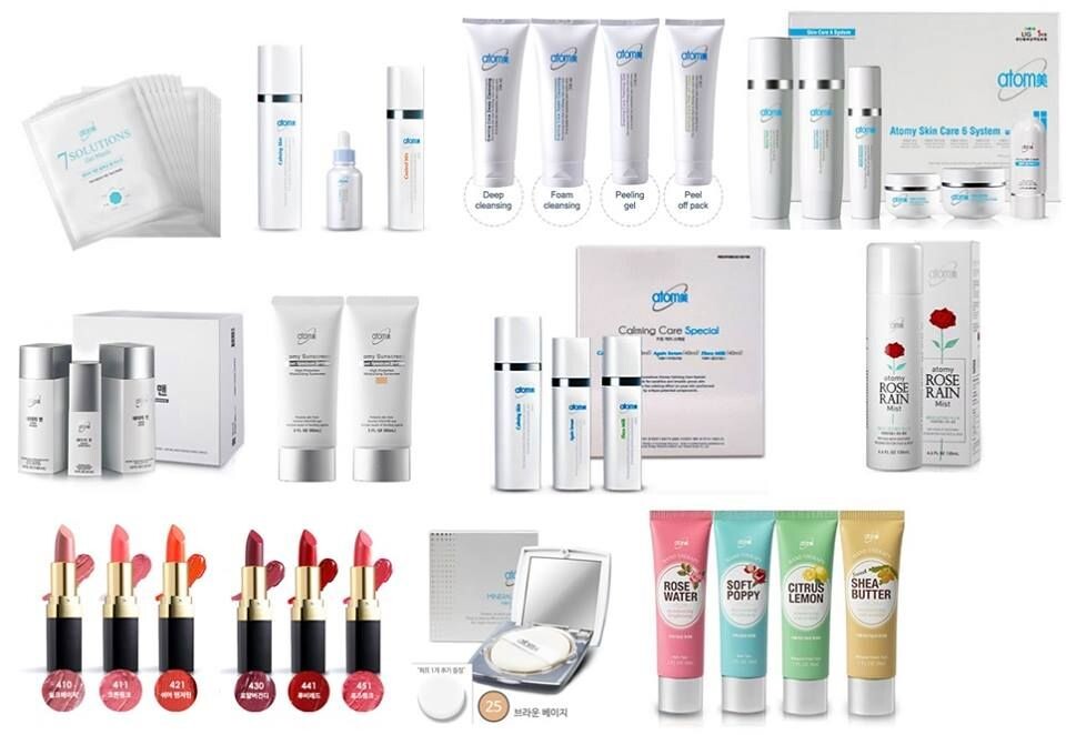 Многообразие продукции Атоми.