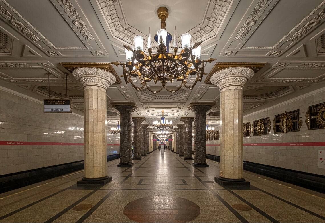 метро спб внутри