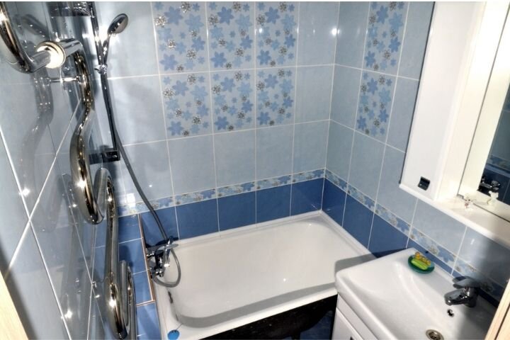 Типовая ванная комната на 3х метрах