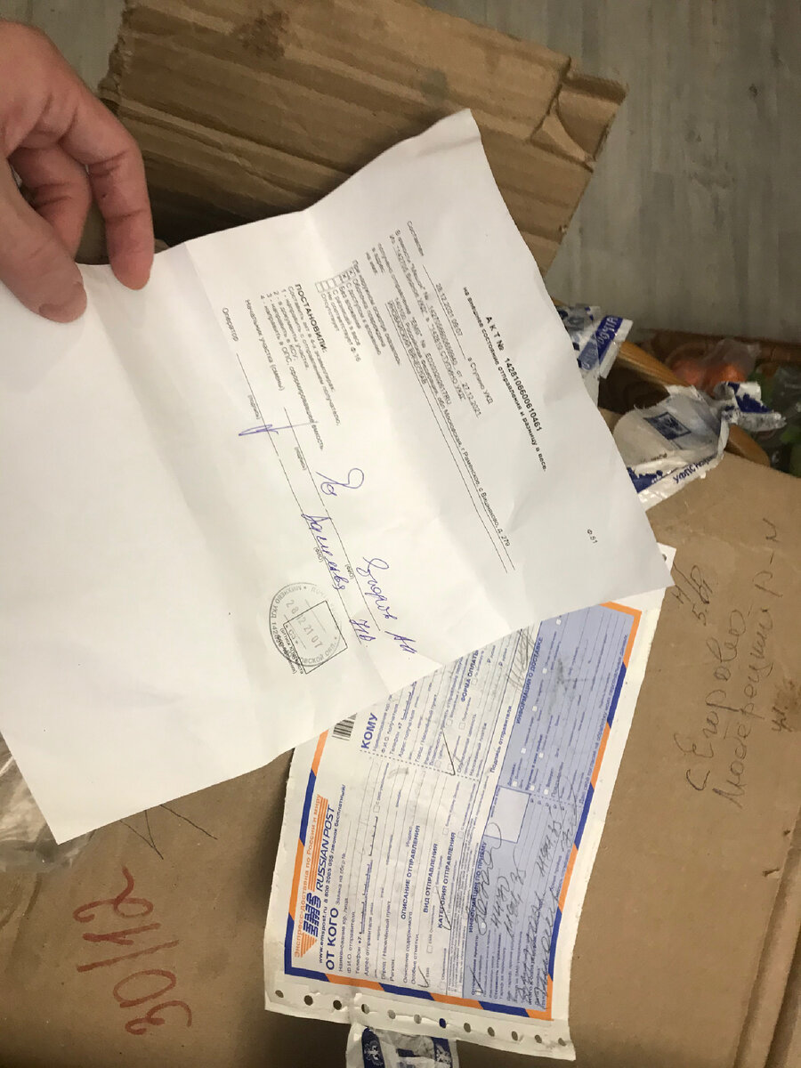 При получении действительно был предоставлен акт.