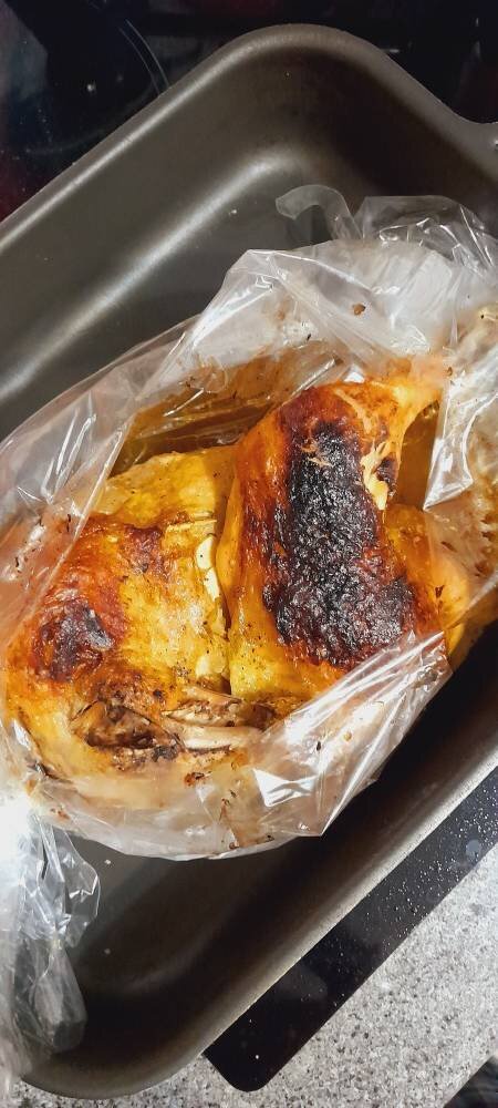 Куриная грудка с картошкой в рукаве в духовке — рецепт с фото пошагово