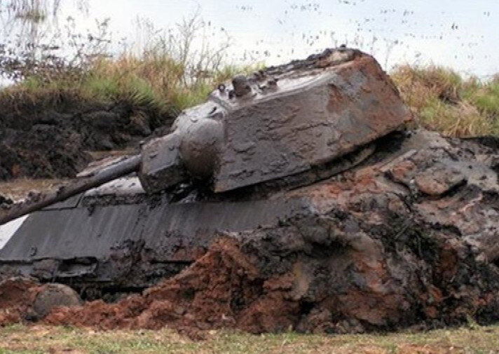 В 1942 году на дне Дона в Ростове был найден танк Т-34 