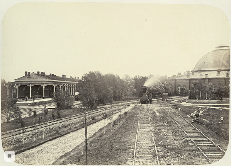  Станция Тверь 1862 год.  Фото: ИОСИФ ГОФФЕРТ/WIKIPEDIA.ORG