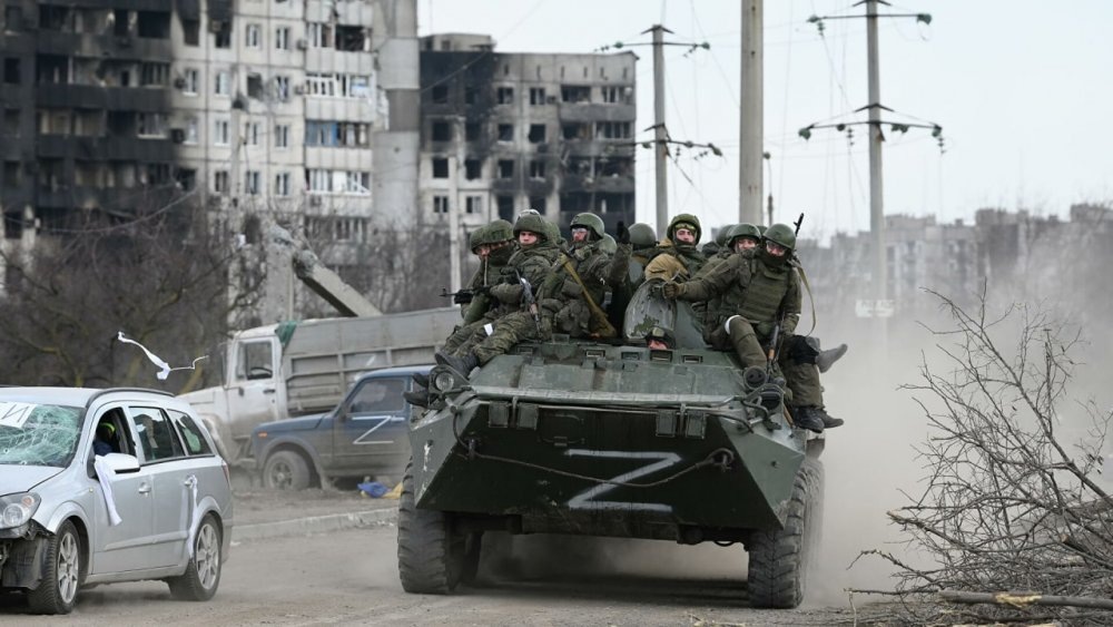 Российские солдаты на юго-востоке Украины. Источник: t.me/zheltyeslivy 