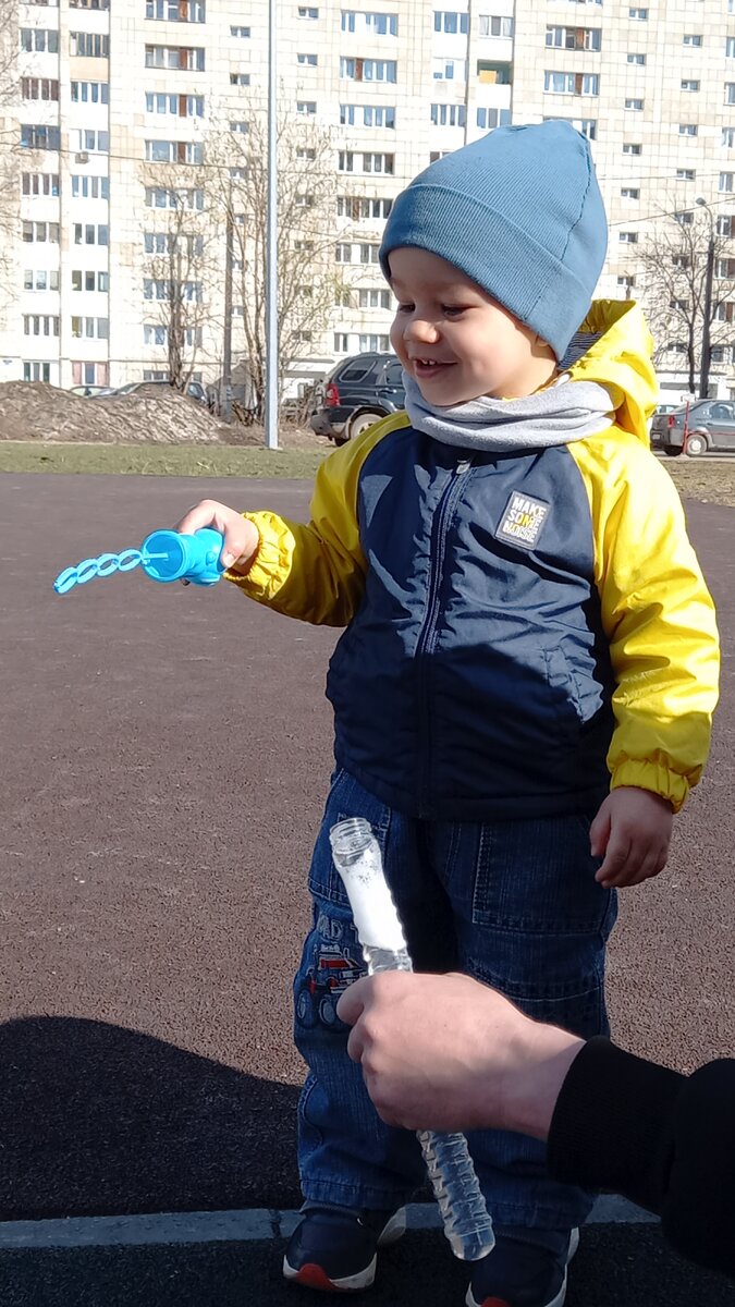 Фото  автора. Мыльное волшебство