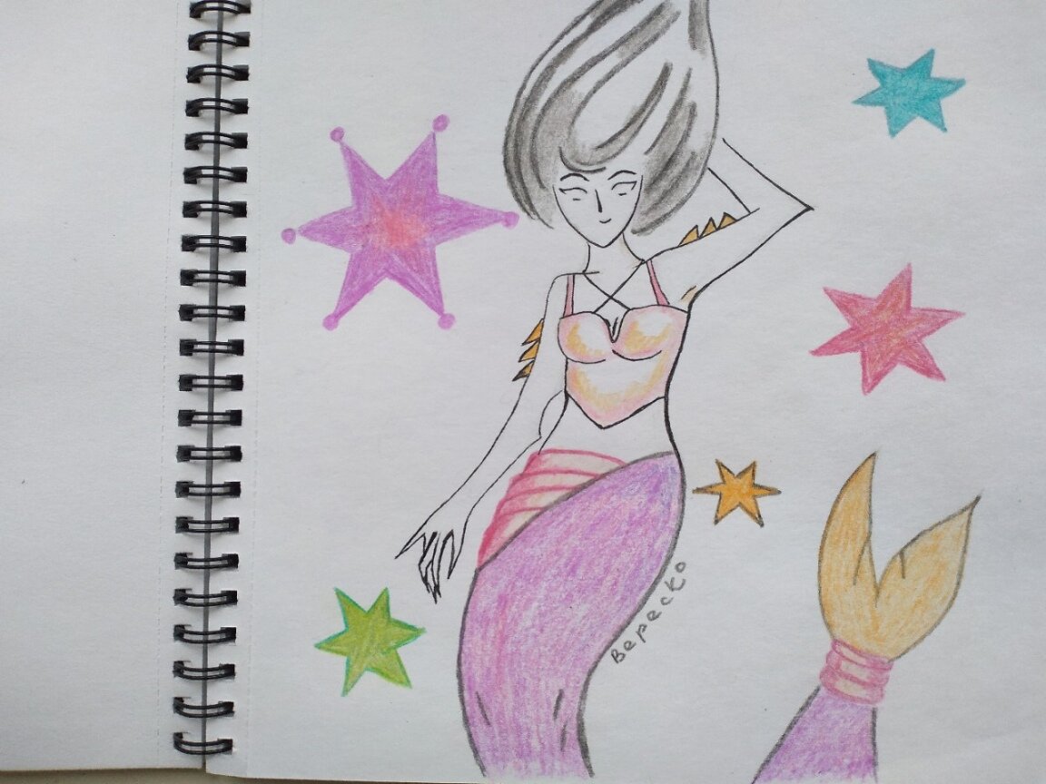 Ну и просто почеркушка, потому что уже лень было рисовать что-то с сюжетом.